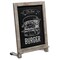 HBCY Creations Hanging or Tabletop Chalkboard with Legs/Wedding Table Sign/Kitchen Countertop Memo Board